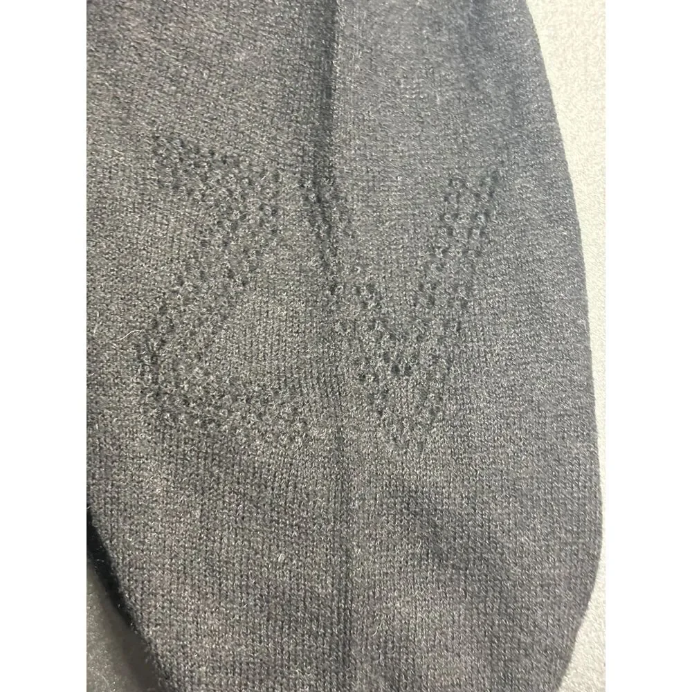 Zadig & Voltaire NWT Ruby Oversized‎ Featherweight Cashmere Sweater Noir X-Small - Picture 6 of 9